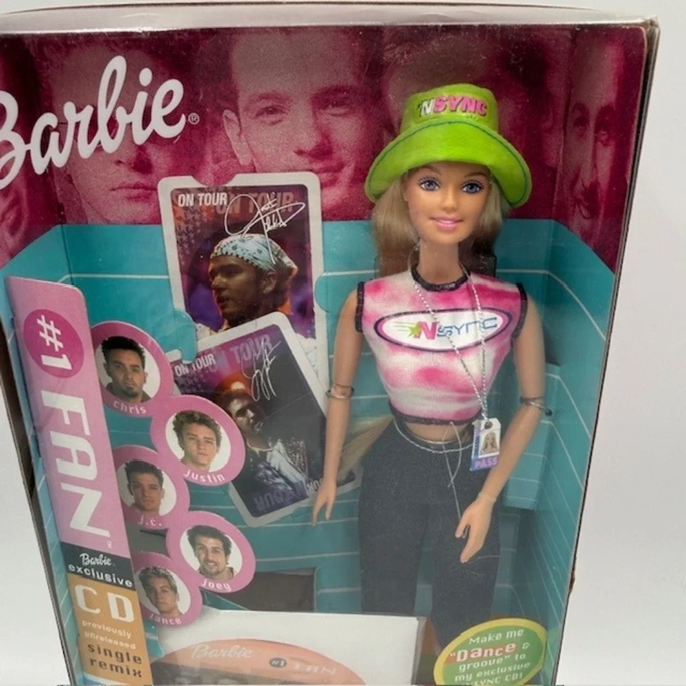 Mattel Barbie NSYNC #1 Fan Doll 2000 with Exclusive CD and Collector Cards 50534